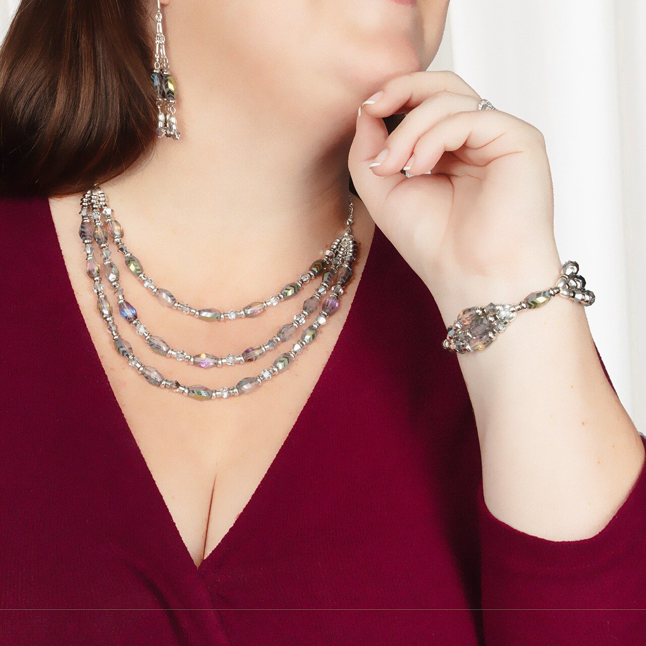 Holiday Statement Jewelry Set with Bead Landing and Cousin DIY